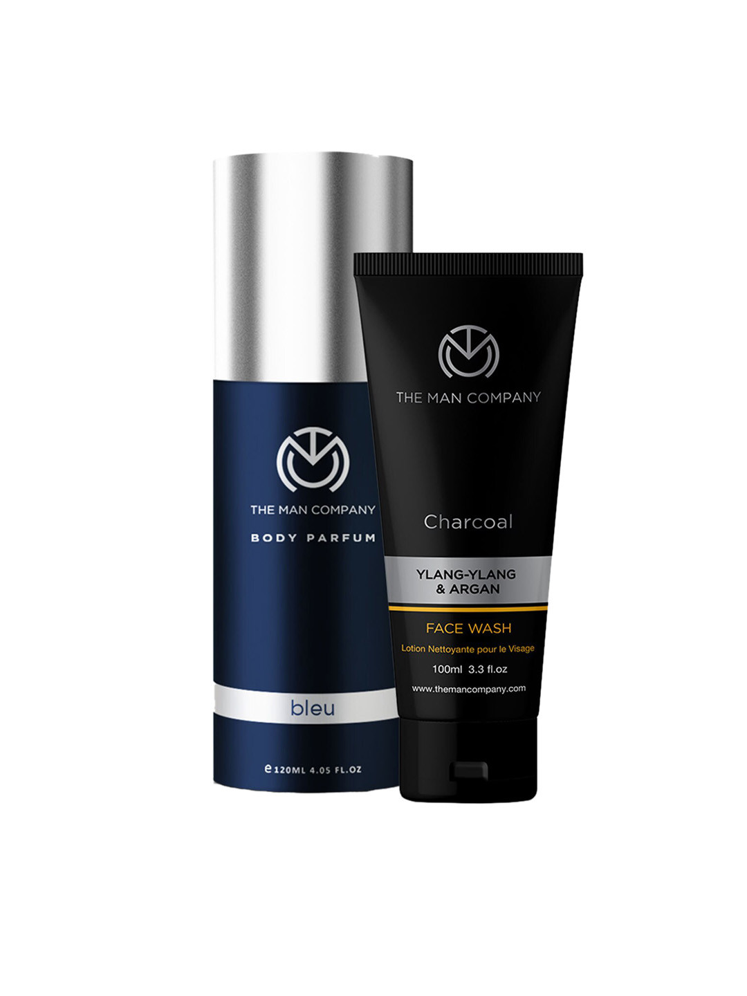 

THE MAN COMPANY Set of 2 Bleu Body Perfume & Charcoal Face Wash, Black