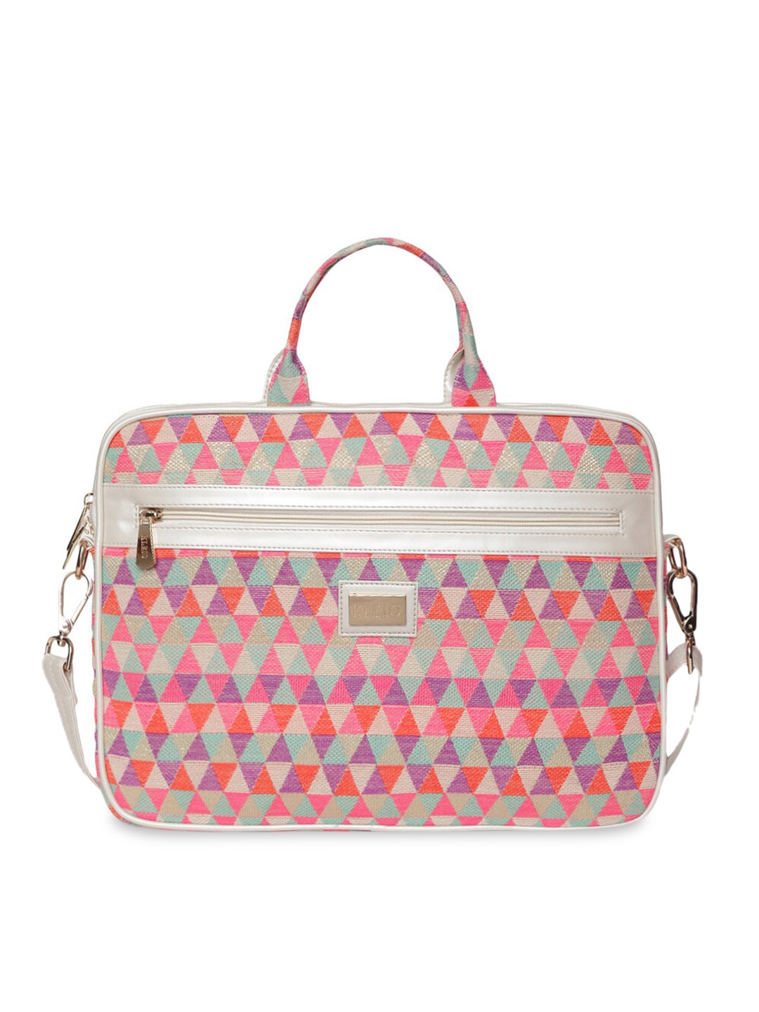 

KLEIO Unisex Jacquard Weave Laptop Sleeve Bag, Pink