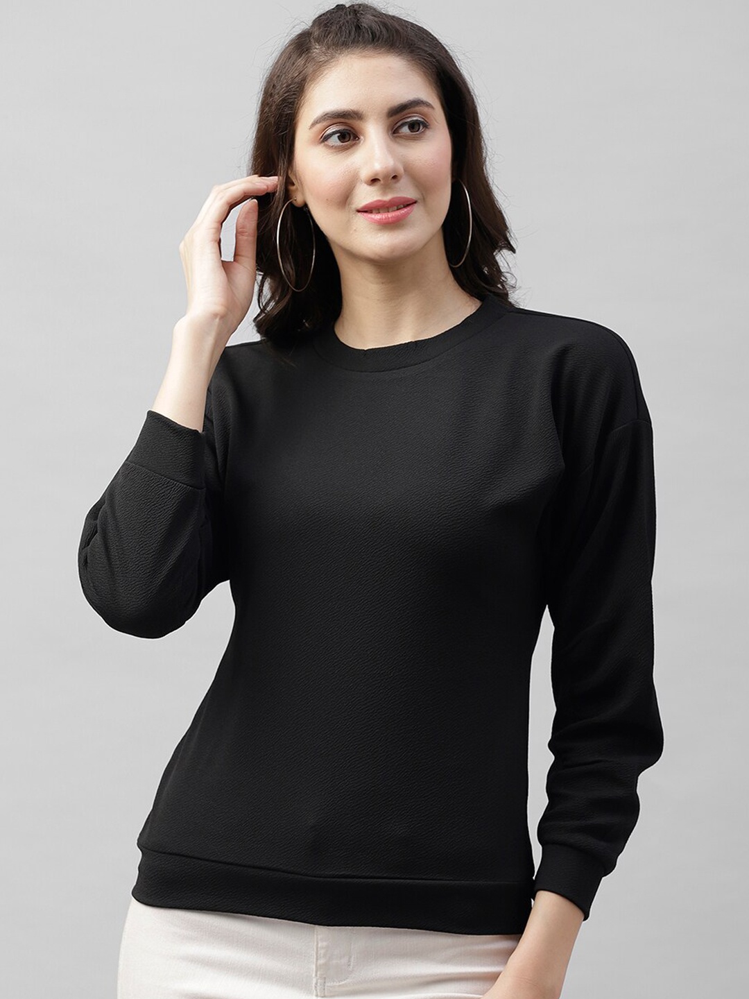 

Athena Women Black Solid Top