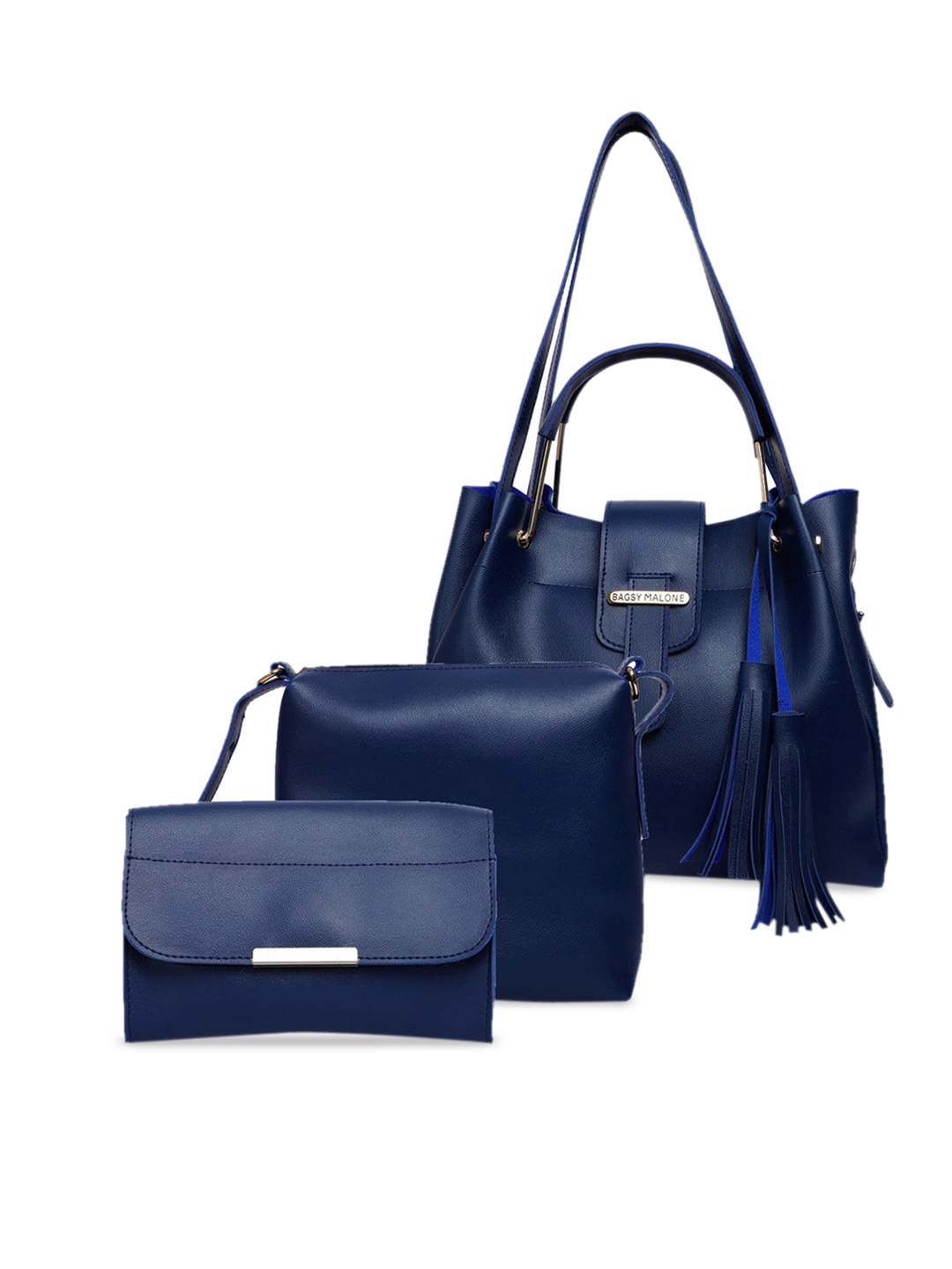 

Bagsy Malone Blue Set of 3 Tasselled Shoulder Bag