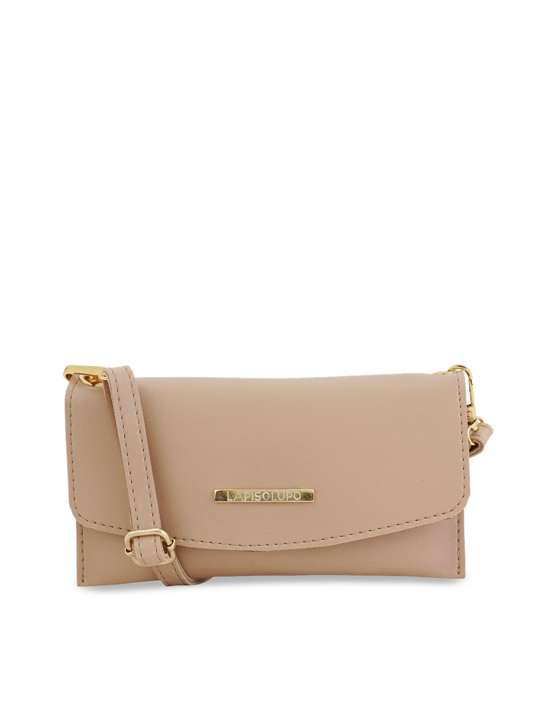 

Lapis O Lupo Beige Solid Sling Bag