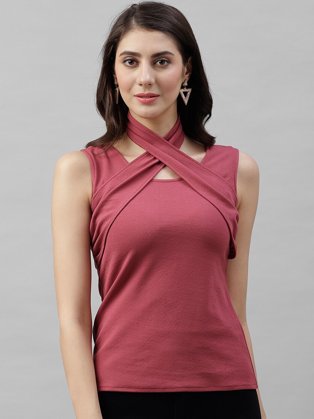 

Athena Women Pink Solid Top