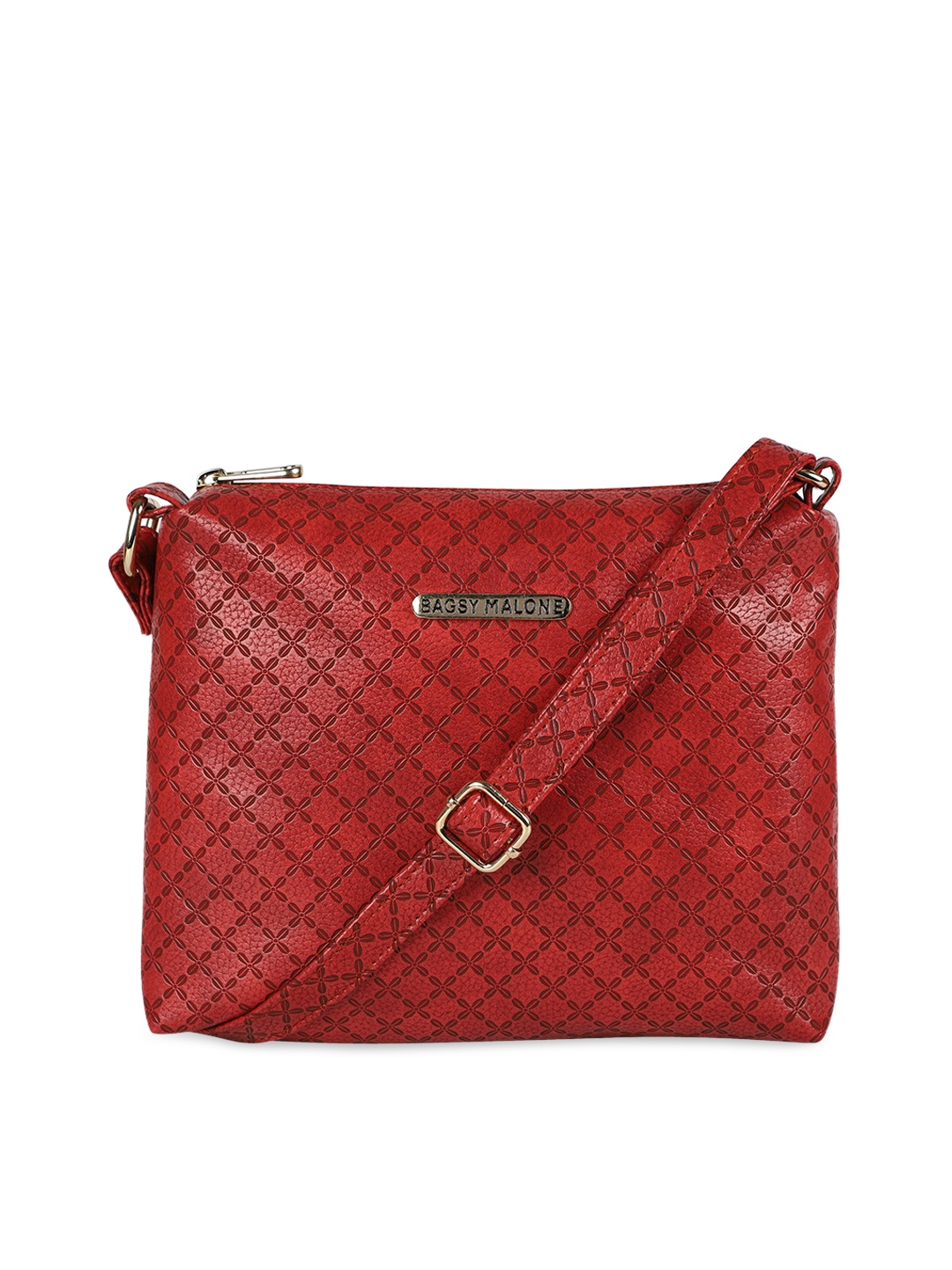 

Bagsy Malone Red Textured Sling Bag