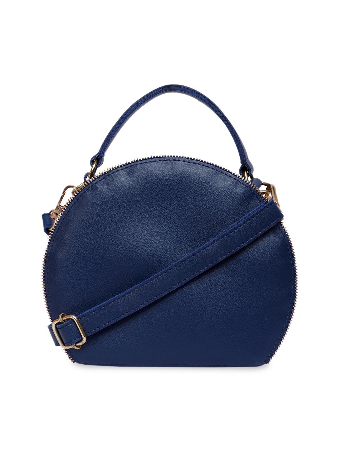

Bagsy Malone Navy Blue Solid Handheld Bag