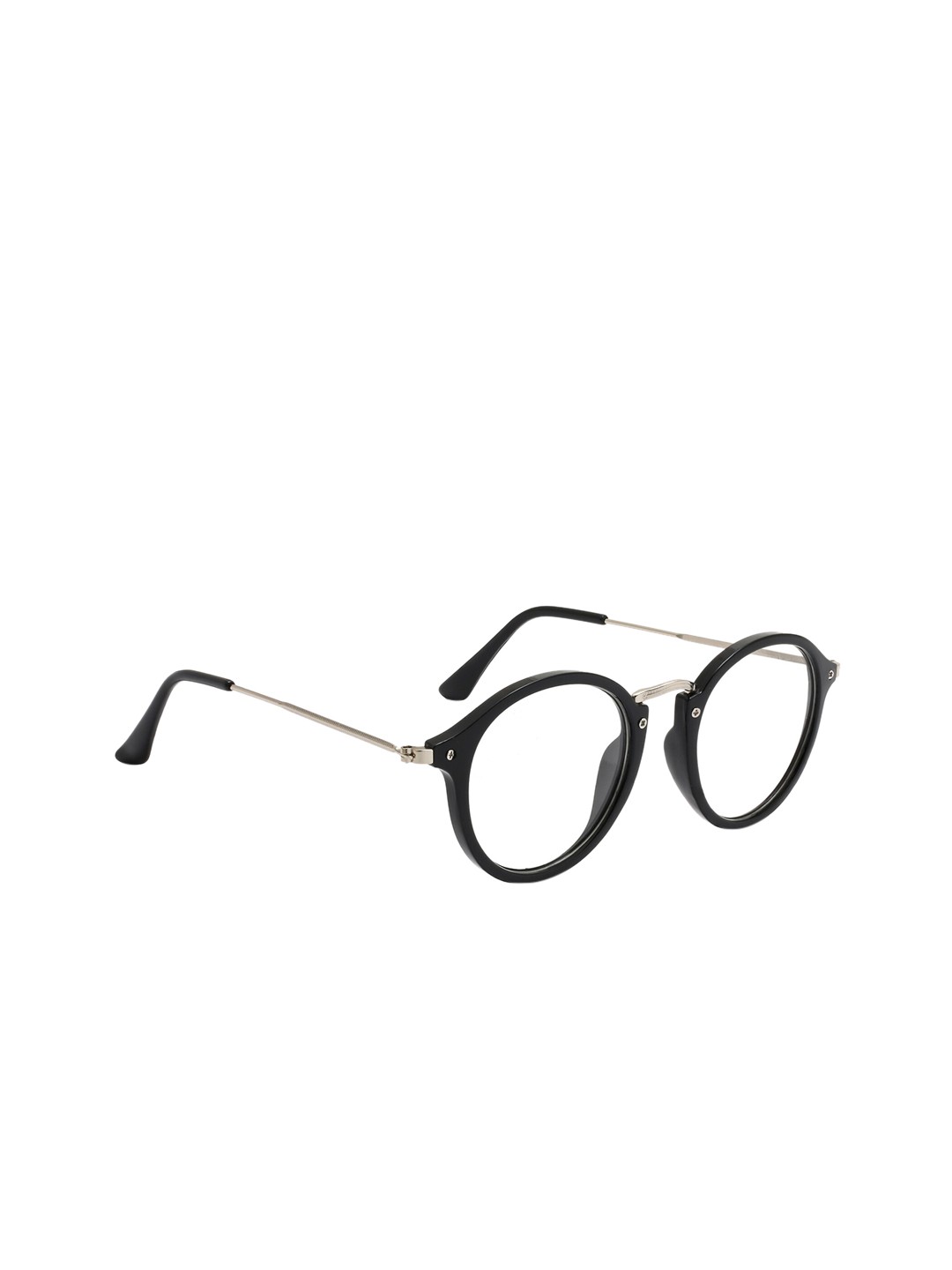

ROYAL SON Unisex Black Solid Full Rim Round Frames RS0015SF