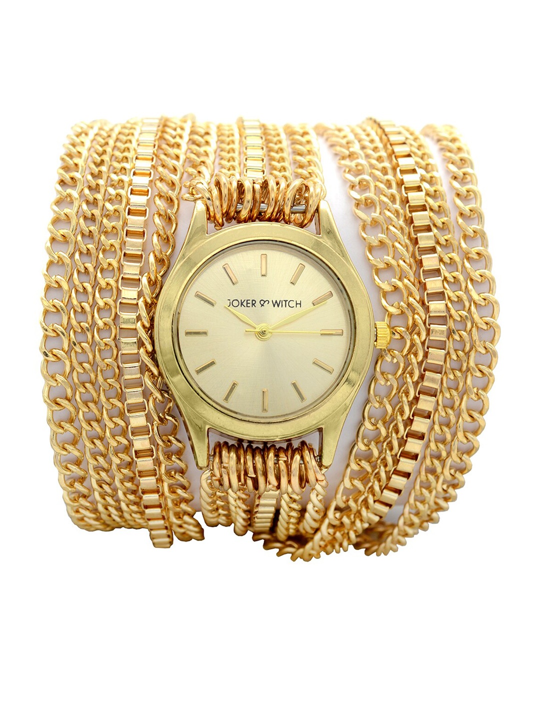 

JOKER & WITCH Women Gold-Toned Analogue Watch AMWW88