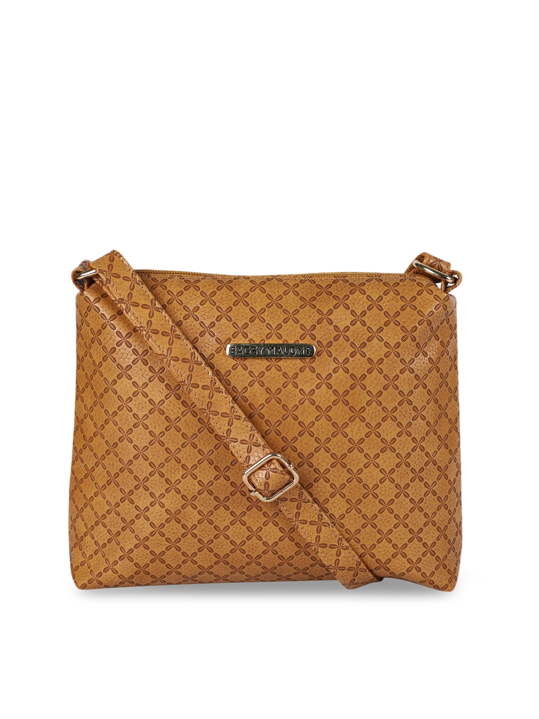 

Bagsy Malone Tan Brown Textured Sling Bag
