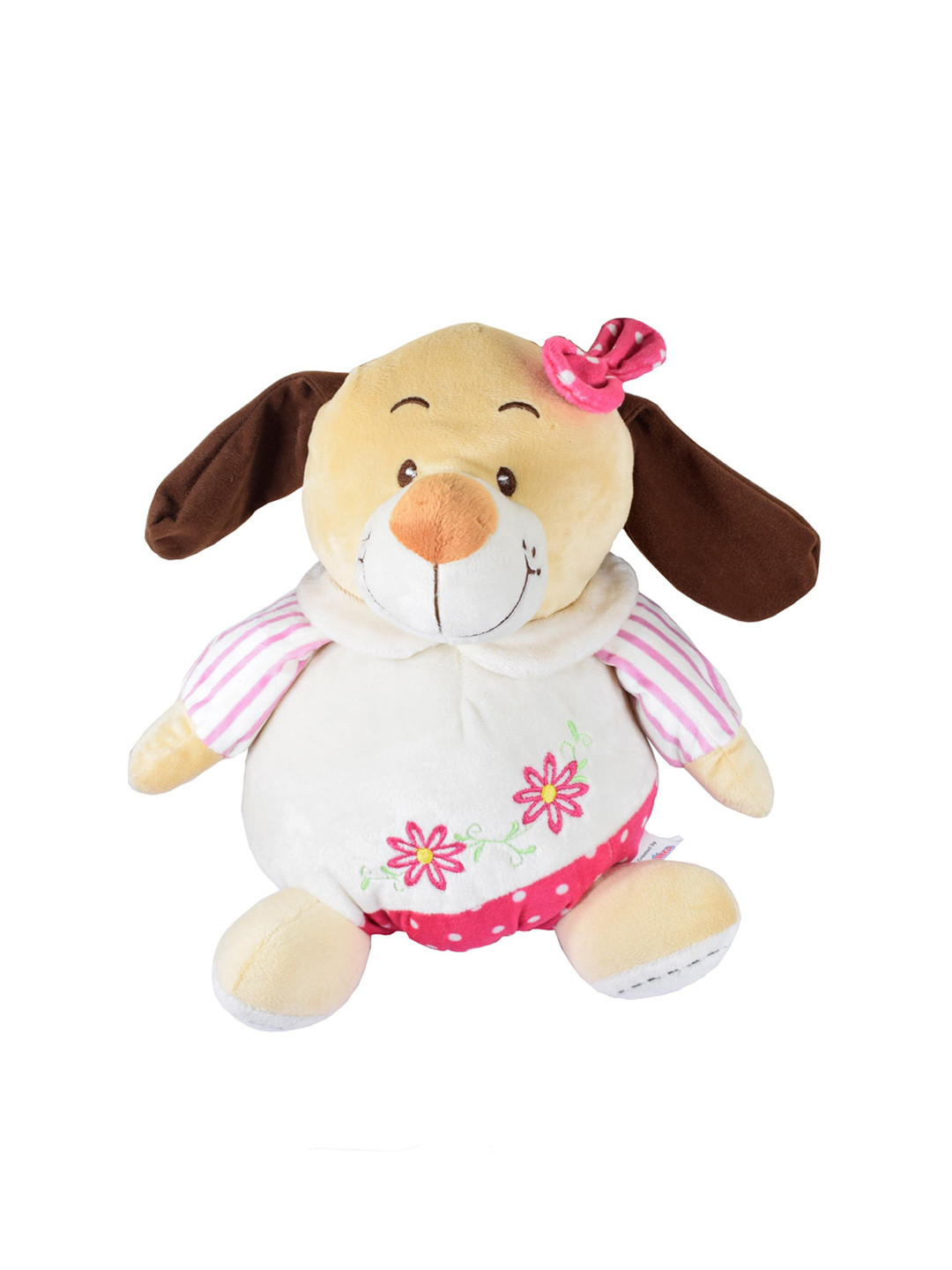 

Ultra Kids Beige & White Baby Dog Soft Toy