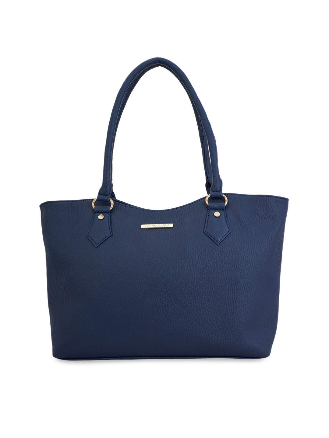 

Lapis O Lupo Blue Solid Handheld Bag