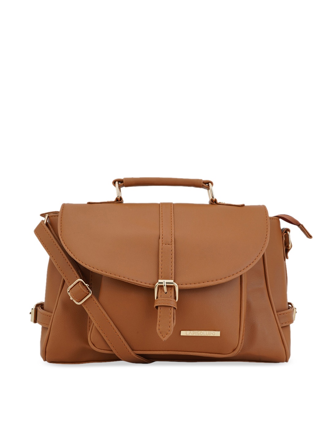 

Lapis O Lupo Tan Brown Solid Sling Bag
