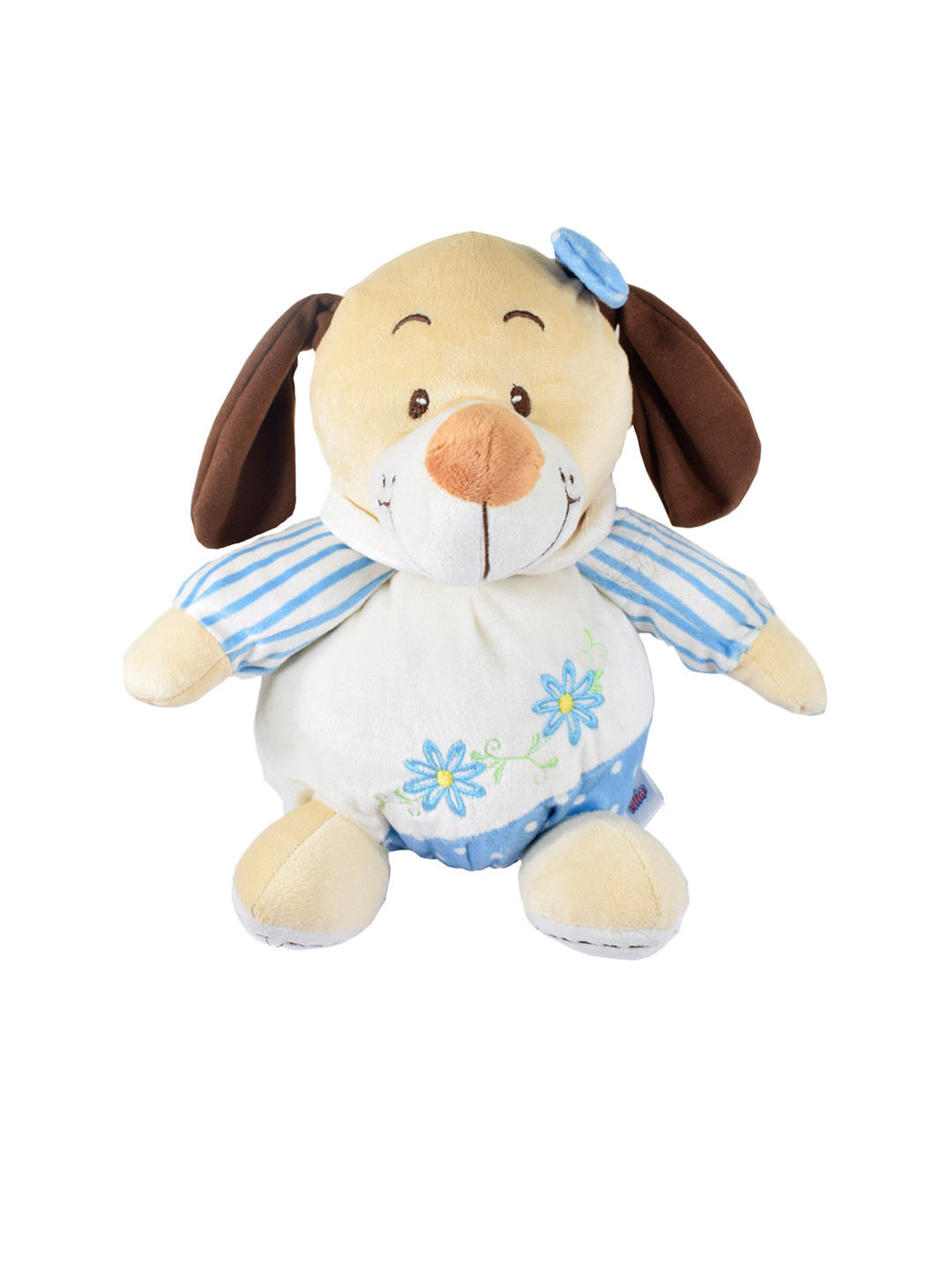 

Ultra Kids Beige & Blue Baby Dog Soft Toy