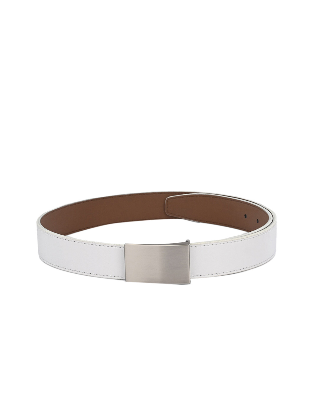 

Calvadoss Women White Solid Belt
