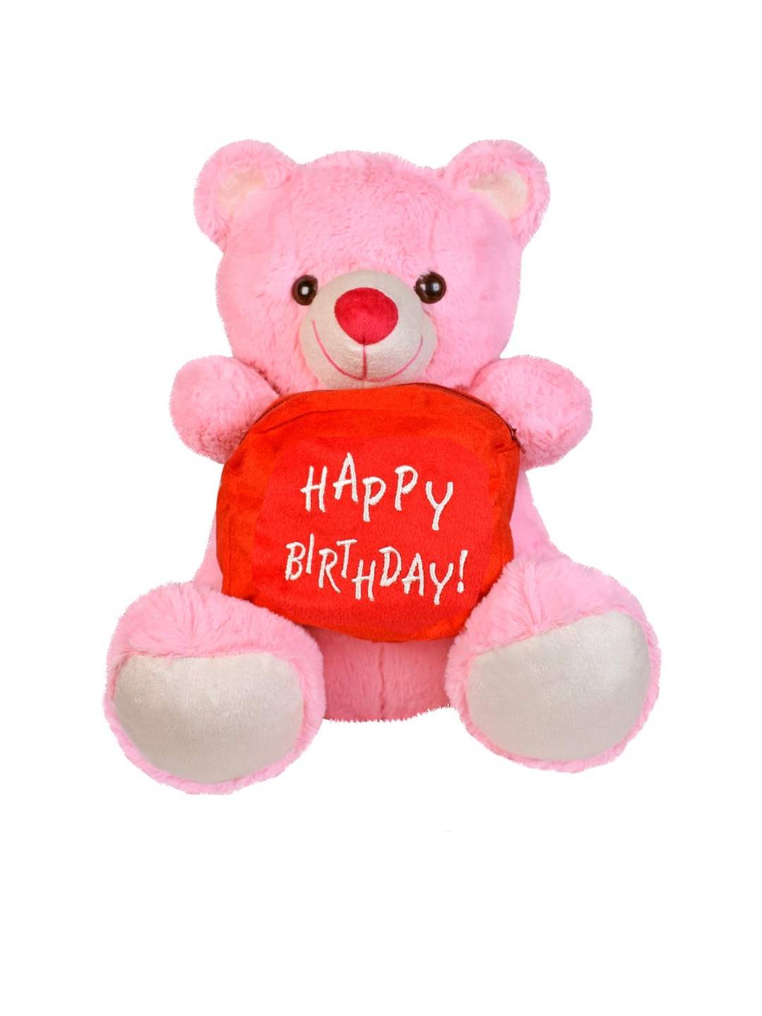 

Ultra Unisex Kids Pink & Red Happy Birthday Teddy Bear Soft Toy