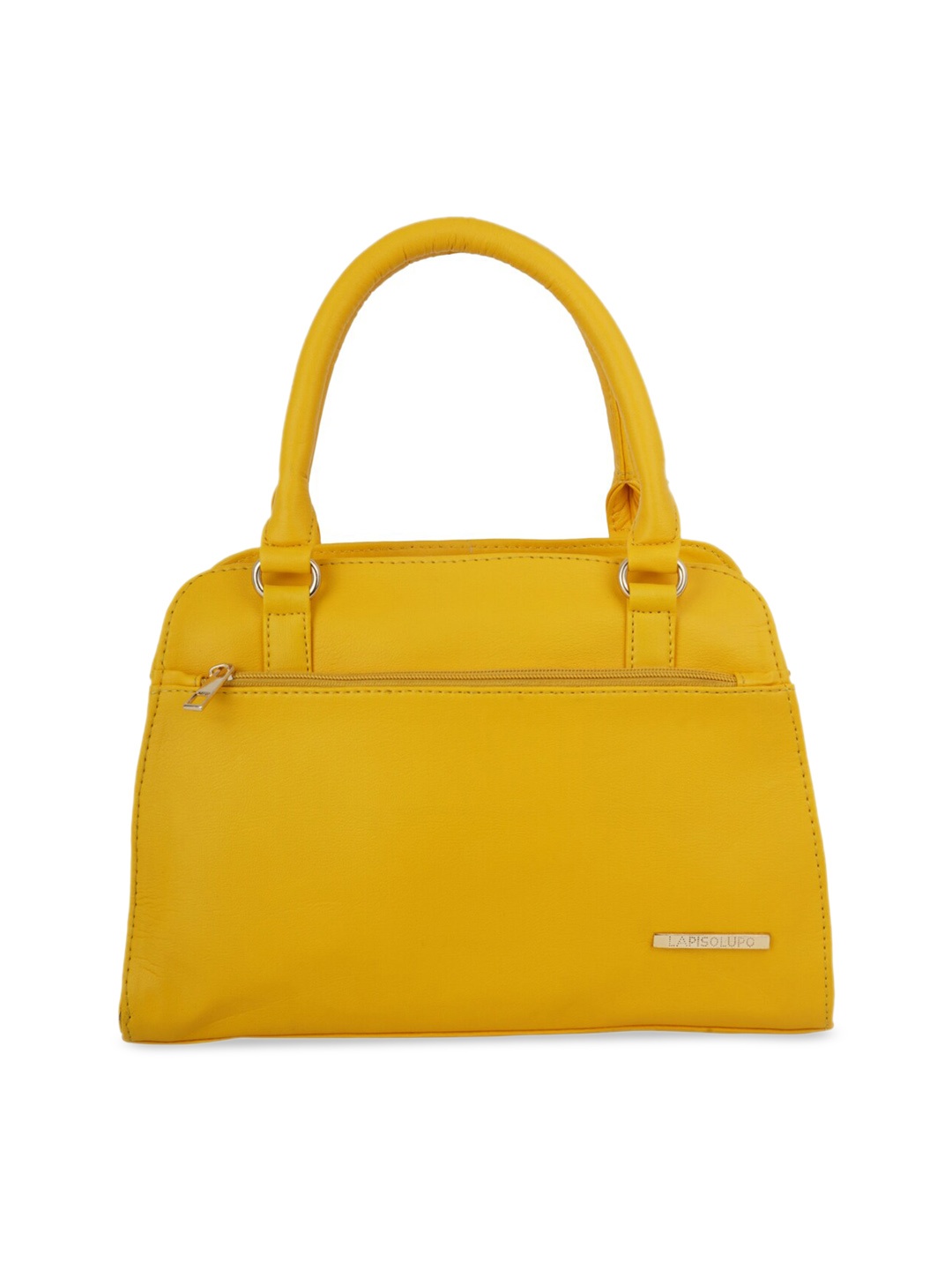 

Lapis O Lupo Yellow Solid Handheld Bag