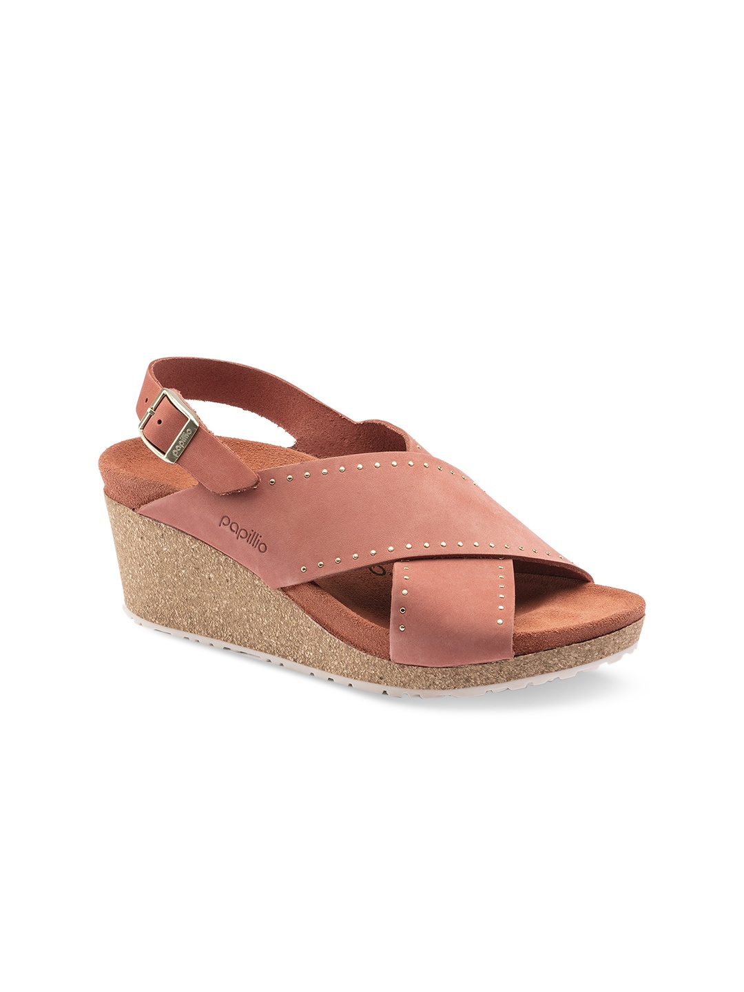 

Birkenstock Women Red Solid Narrow Width Samira Wedges