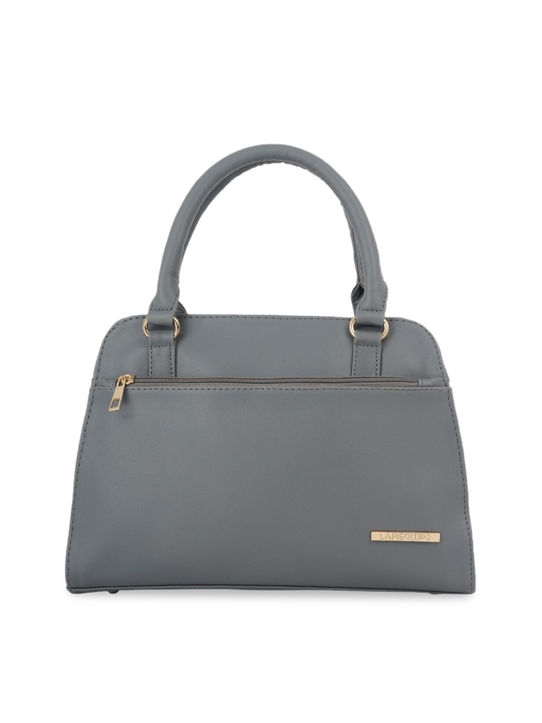 

Lapis O Lupo Grey Solid Handheld Bag