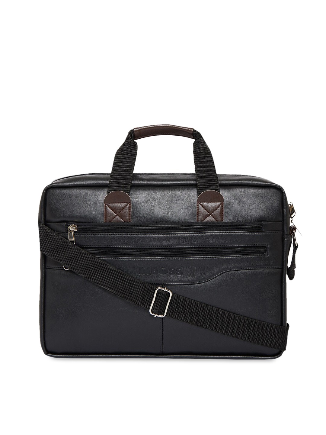 

MBOSS Unisex Black Solid 15.6 Inch Laptop Bag
