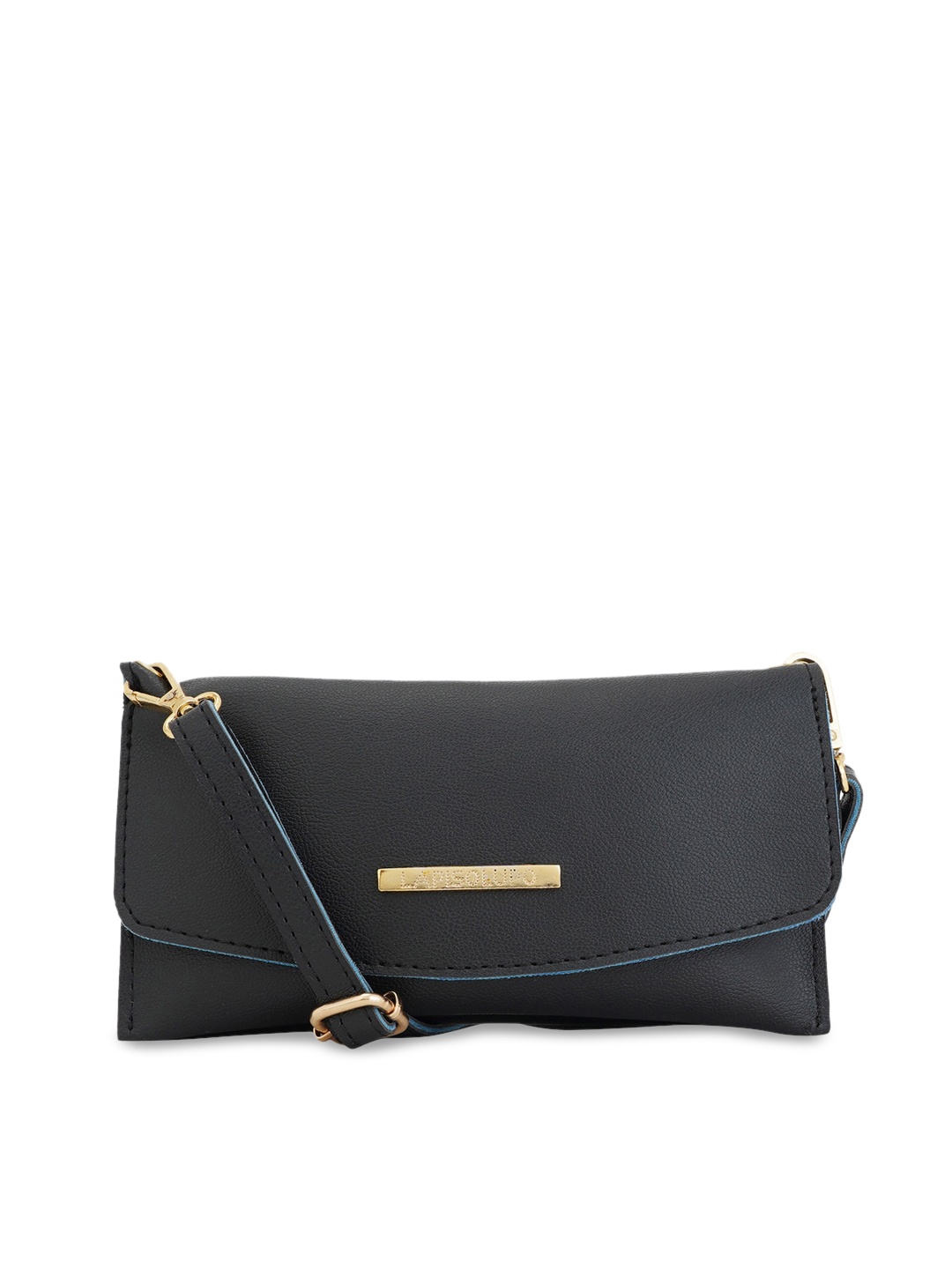 

Lapis O Lupo Black Solid Sling Bag