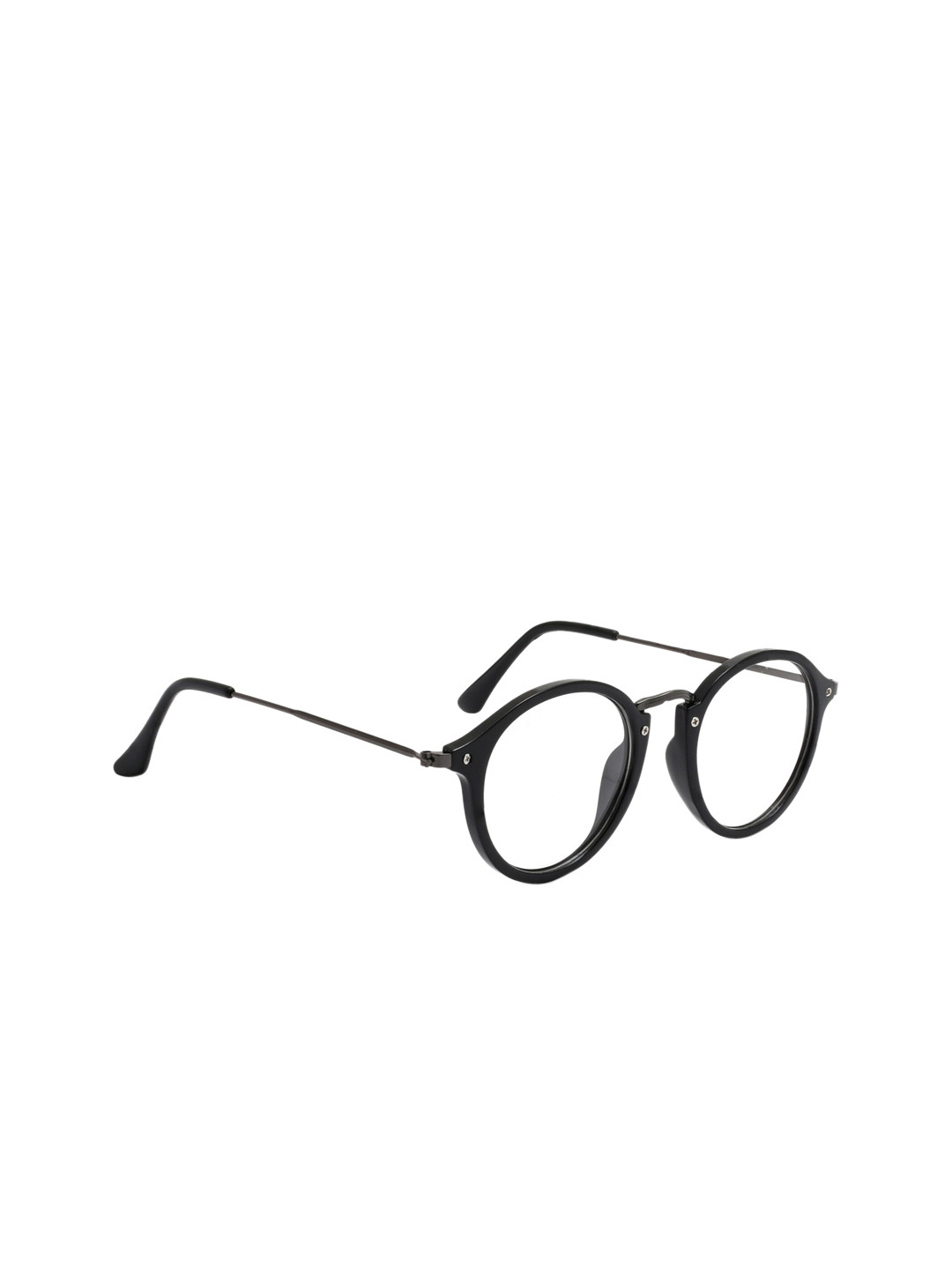 

ROYAL SON Unisex Black Solid Full Rim Round Frames RS009SF