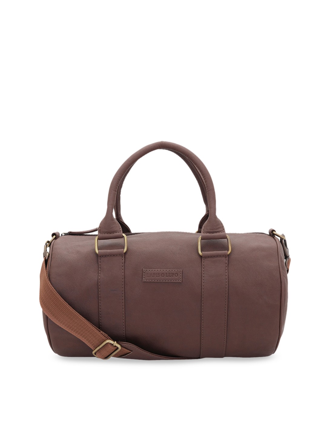 

Lapis O Lupo Unisex Blue Solid Crush Duffel Bag, Brown