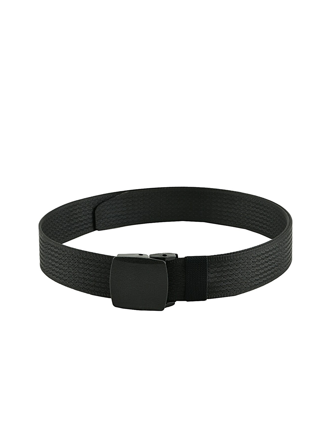 WINSOME DEAL Men Black Solid Belt