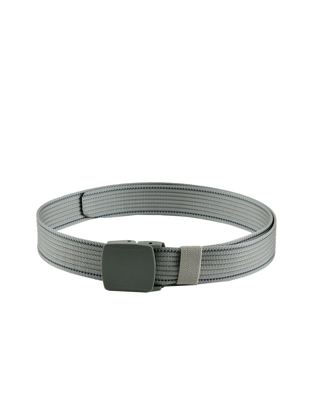 

WINSOME DEAL Men Silver-Toned Braided Solid Belt