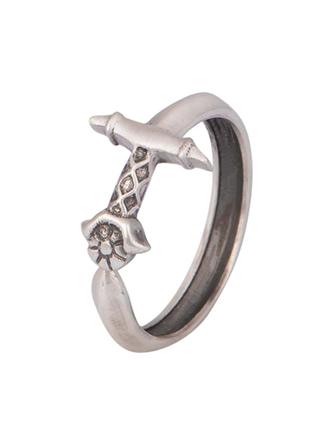 

Masaba Silver-Plated The Oathkeeper Finger Ring