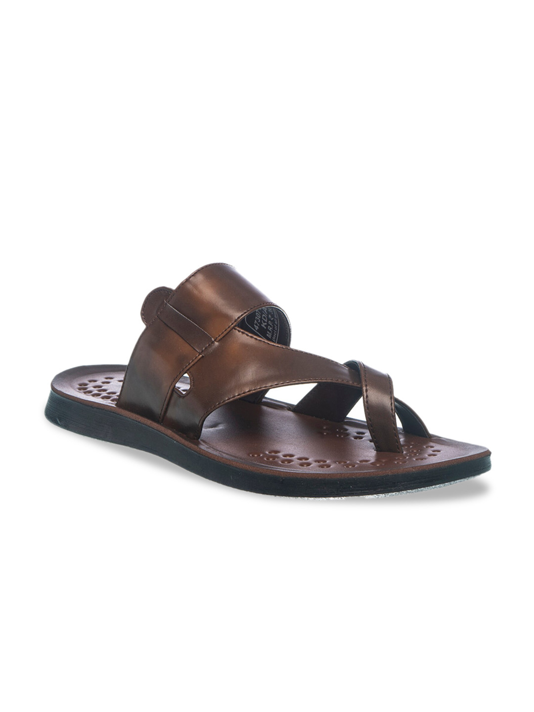 

Khadims Men Brown Comfort Sandals