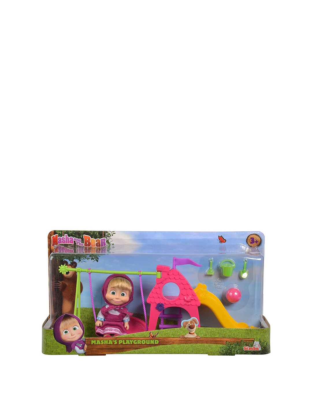 

Masha and The Bear Kids MultiColoured Masha's Playground Set, Multi