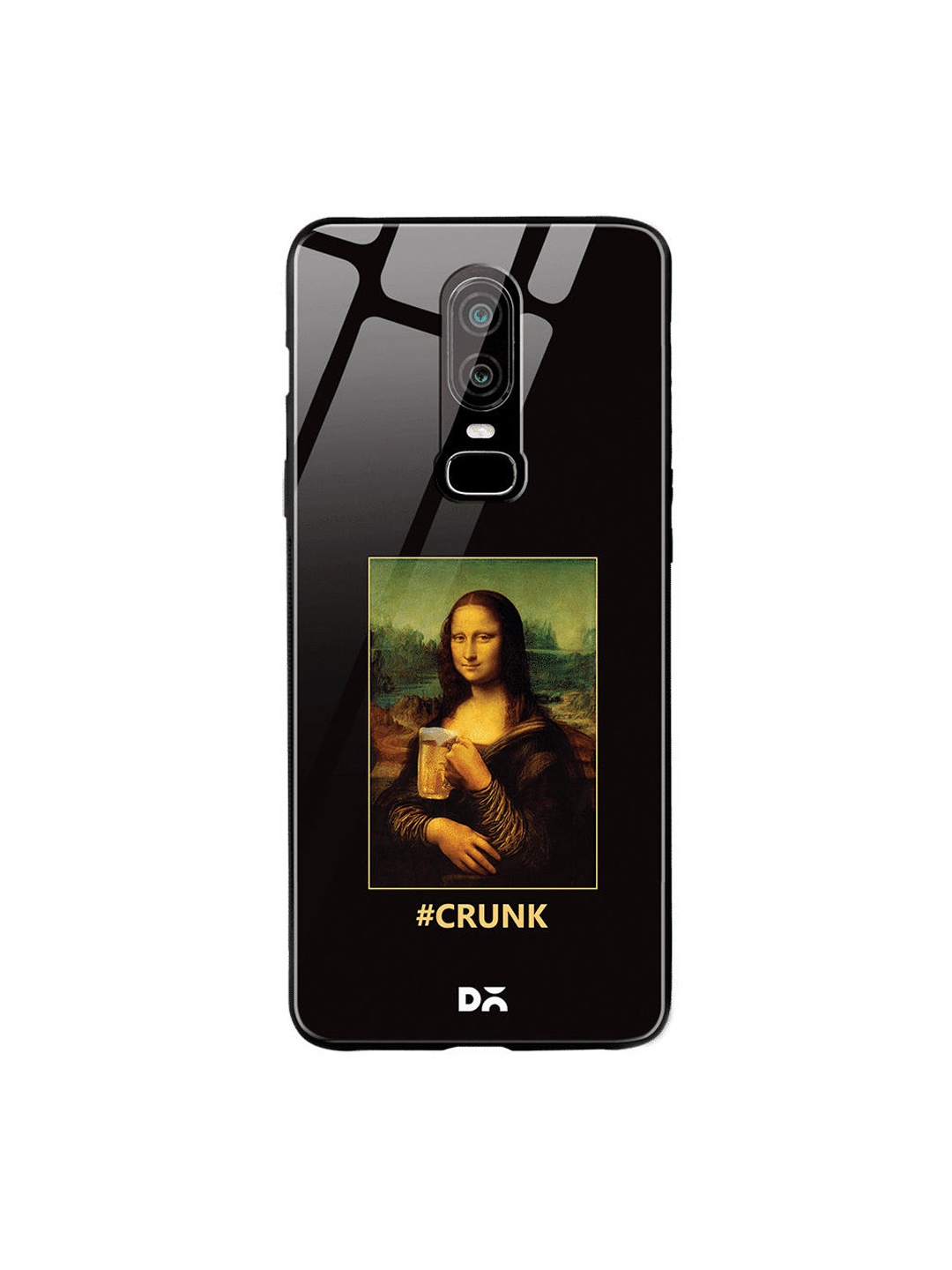 

DailyObjects Black & Brown Crunk OnePlus 6 Glass Cover