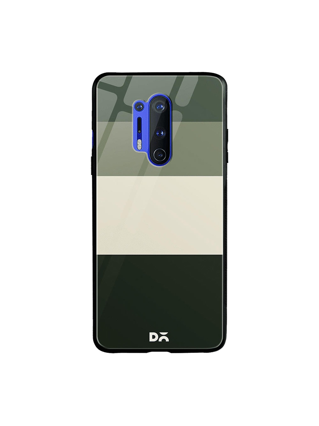 

DailyObjects Green & Beige Quad OnePlus 8 Pro Glass Cover