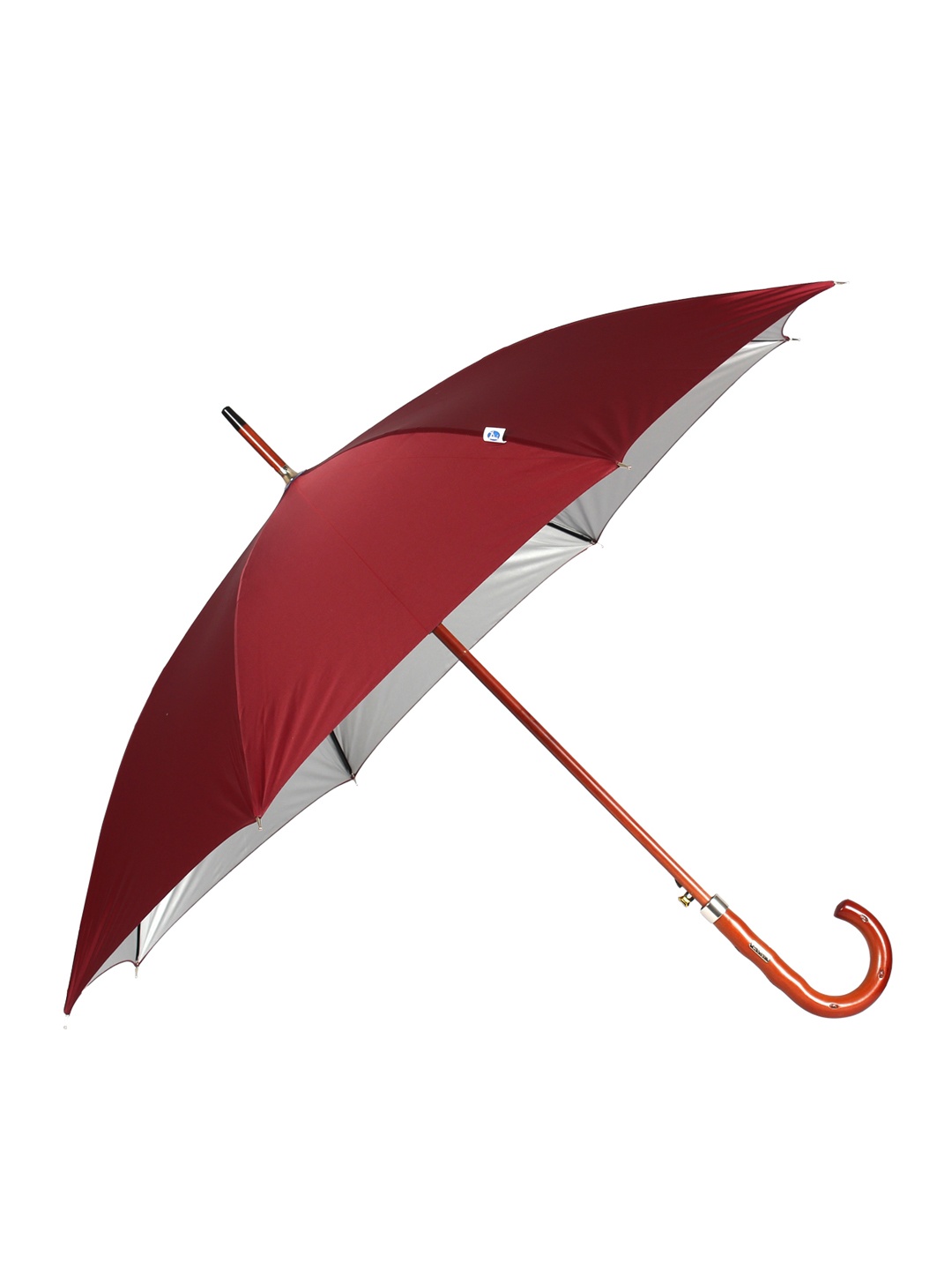 

Johns Unisex Maroon Solid 610 Woodking Umbrella