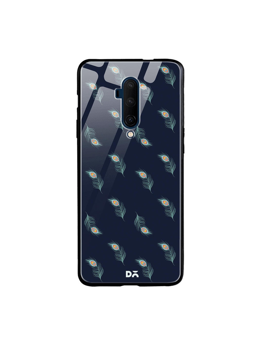

DailyObjects Navy Blue Feathers OnePlus 7 Pro Glass Case