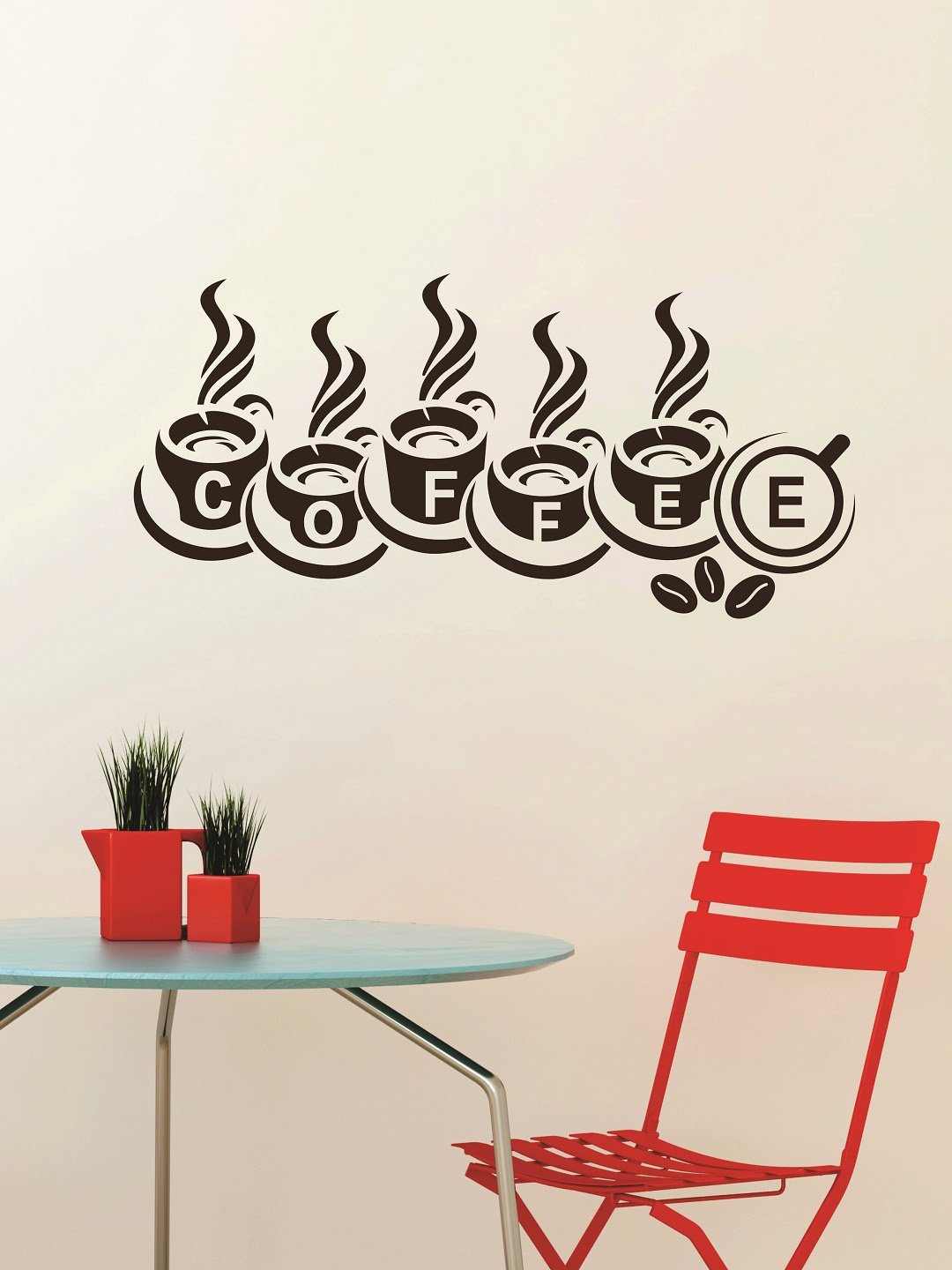 

WALLSTICK Black Coffee Large Vinyl Wall Sticker