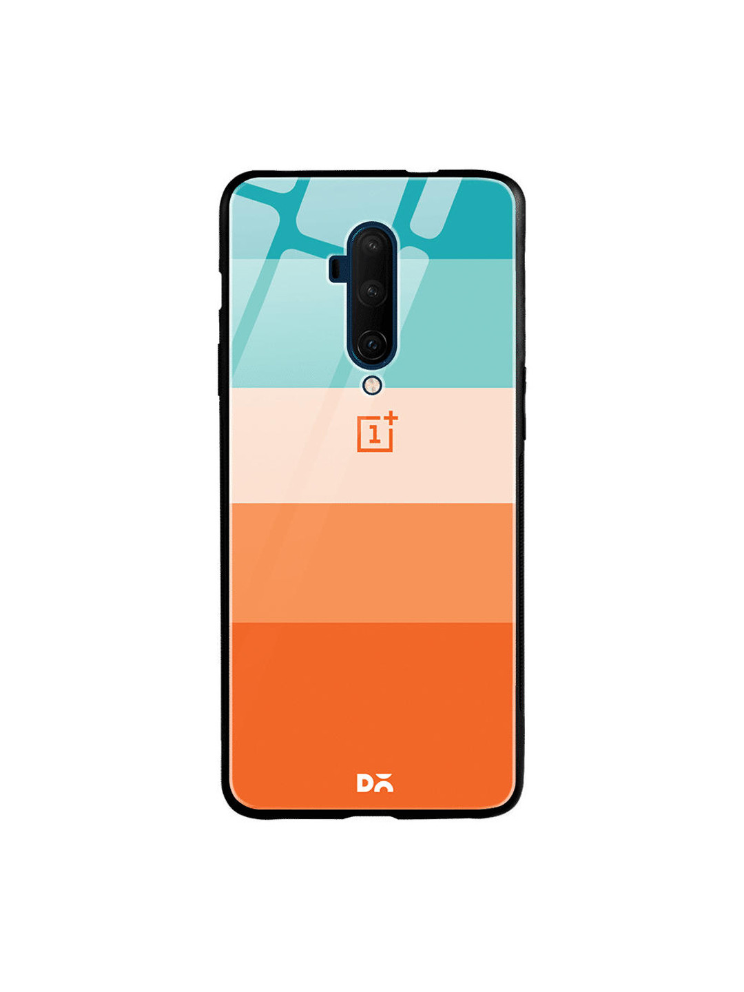 

DailyObjects Turquoise Blue & Pink Trio Quin OnePlus 7T Pro Glass Case