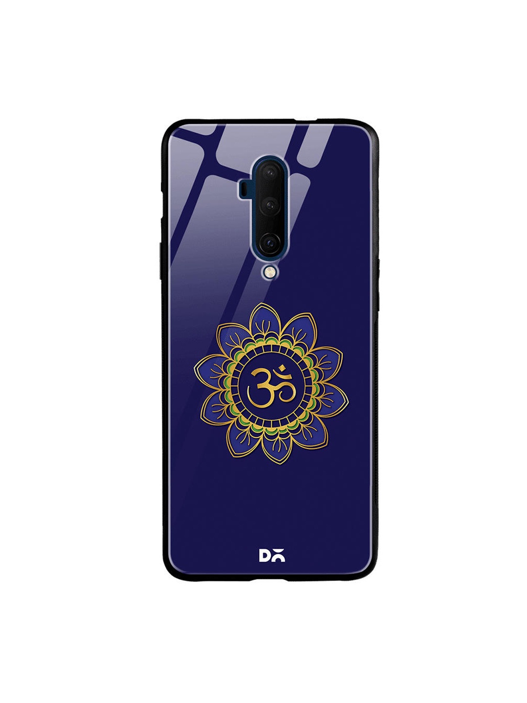 

DailyObjects Blue & Yellow OM OnePlus 7T Pro Glass Case
