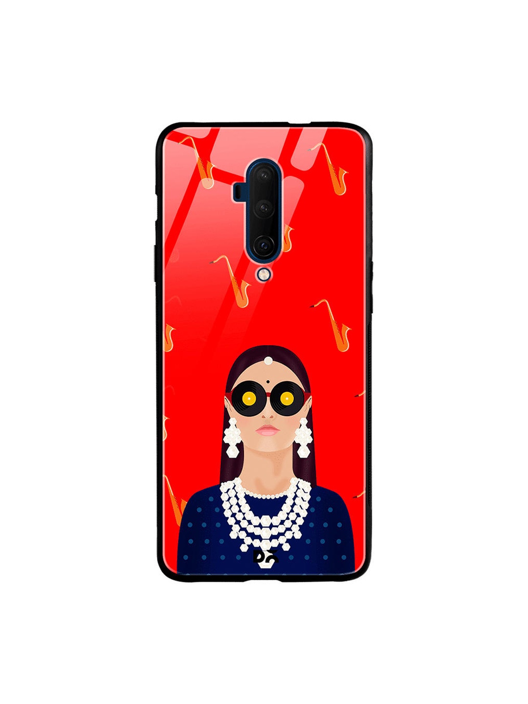 

DailyObjects Red & Blue NES Controller OnePlus 7T Pro Glass Case