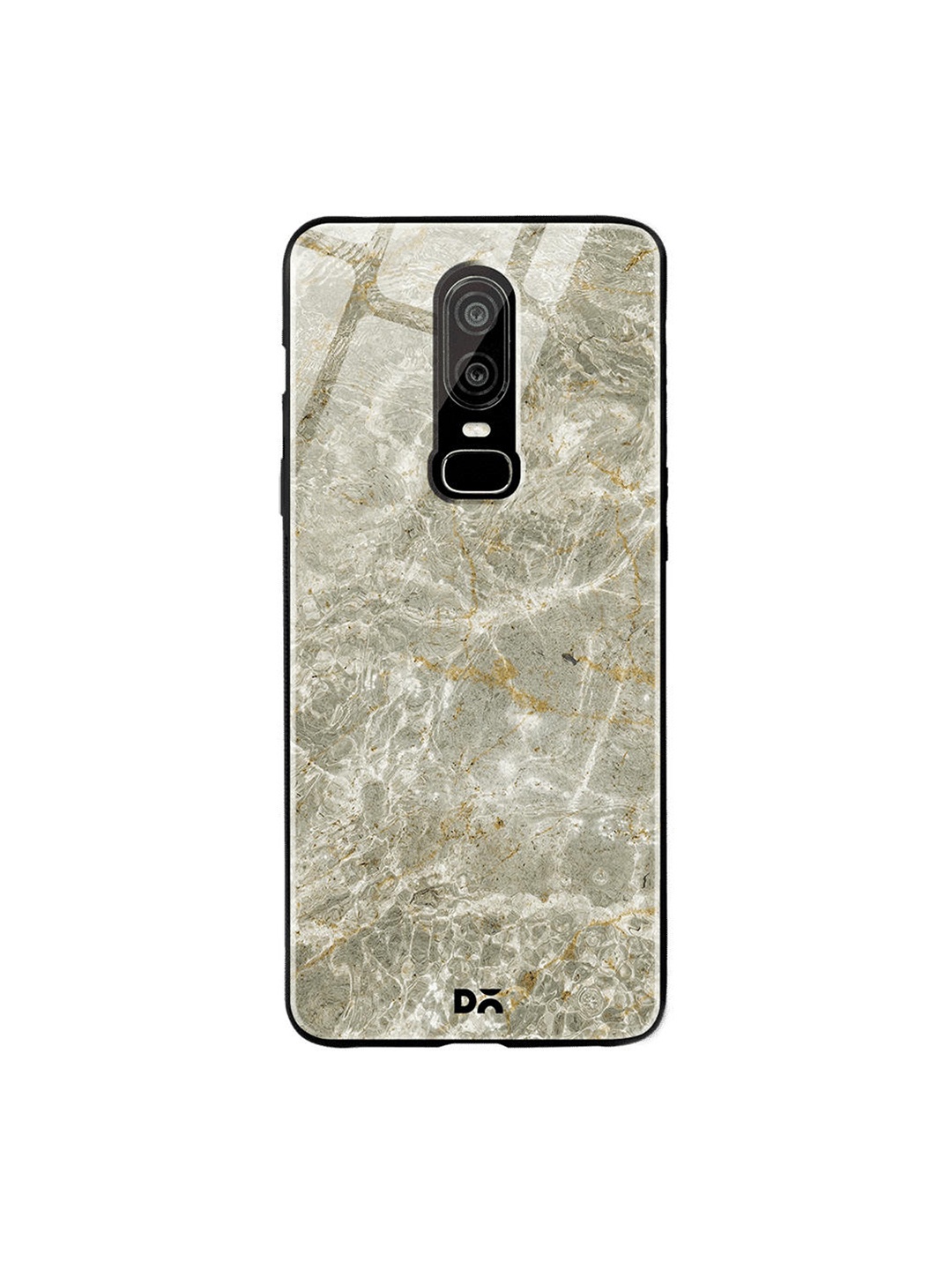 

DailyObjects Grey Marble OnePlus 6 Glass Case