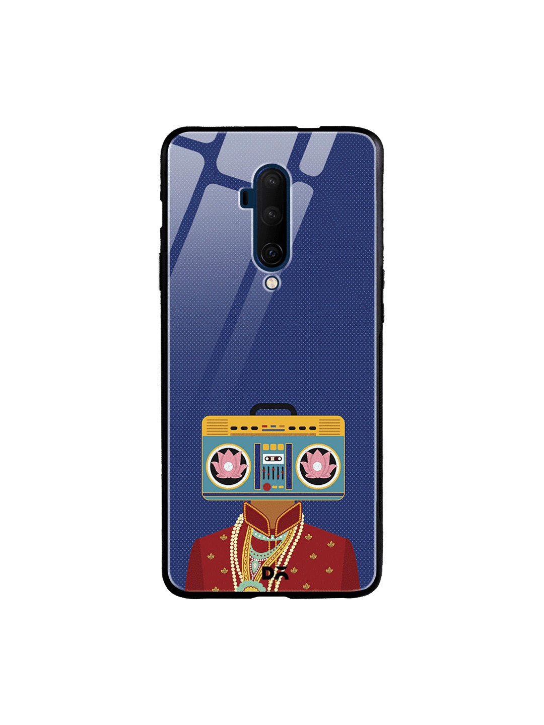 

DailyObjects Blue & Red Bass Rani OnePlus 7 Pro Glass Case