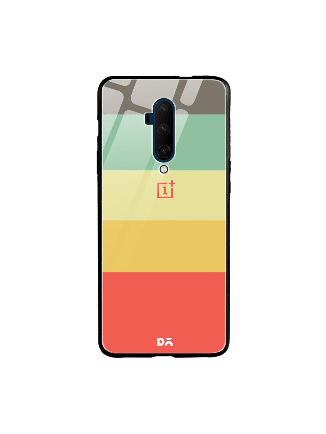 

DailyObjects Pink & Yellow Rainbow Quin OnePlus 7T Pro Glass Case