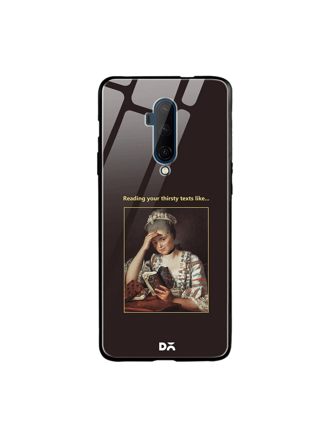 

DailyObjects Black & White Thirsty Text OnePlus 7 Pro Glass Case