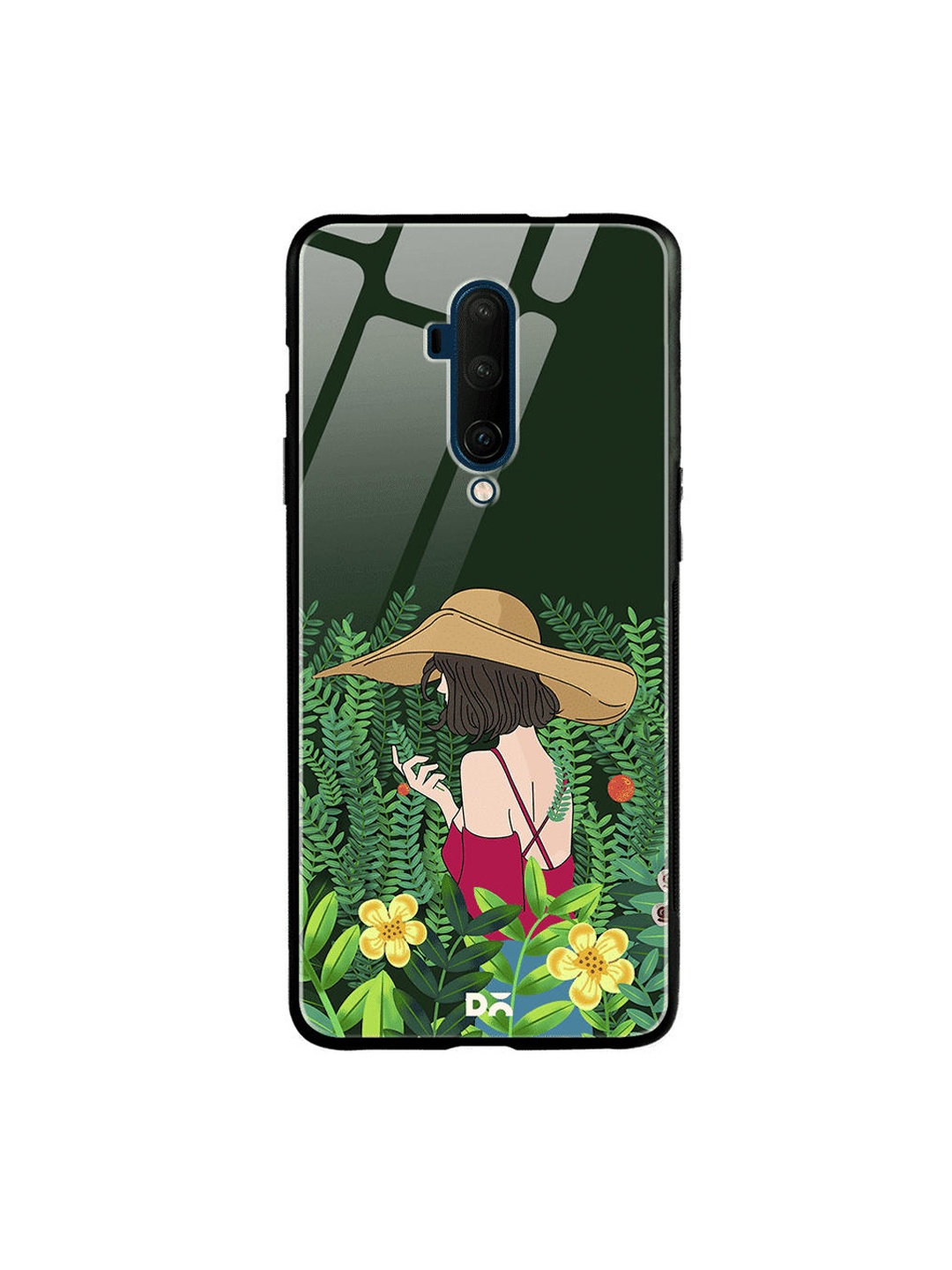 

DailyObjects Green & Brown Forest Girl OnePlus 7 Pro Glass Case