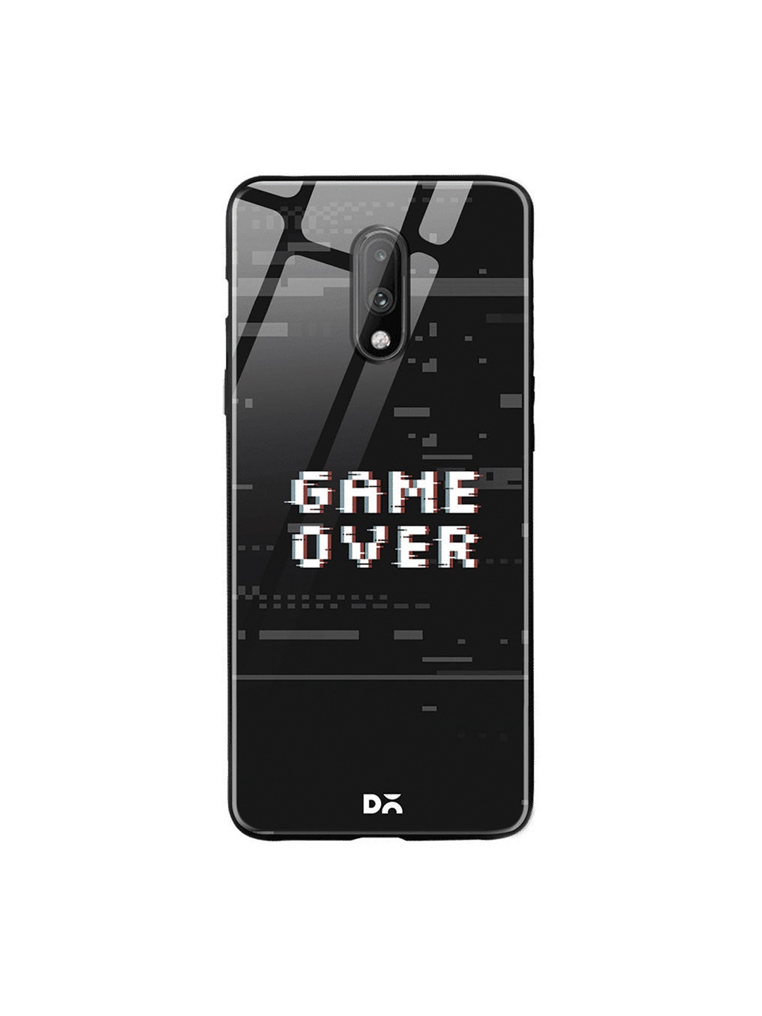 

DailyObjects Black & White Game Over OnePlus 7 Glass Cover