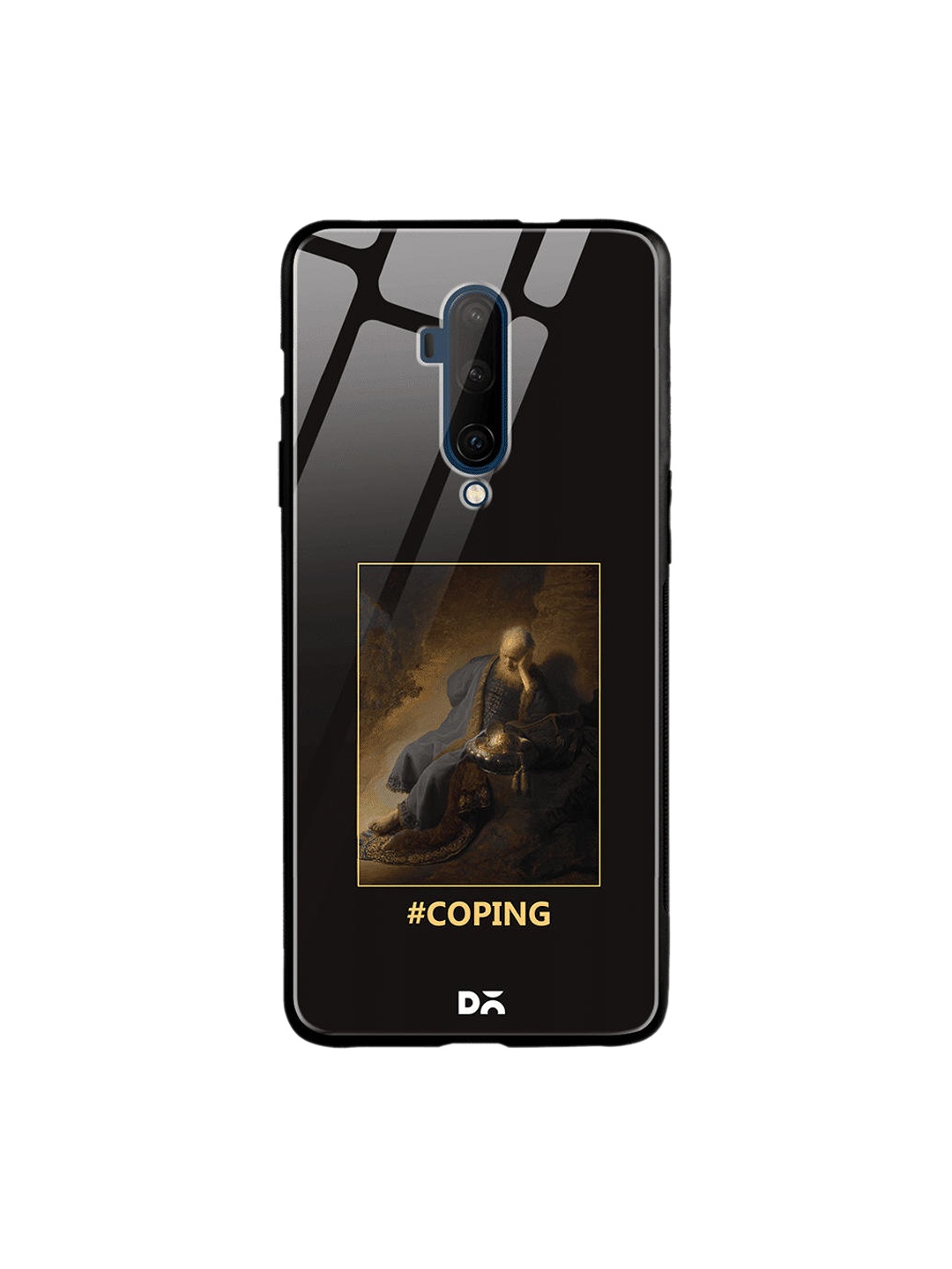 

DailyObjects Black & Brown Coping OnePlus 7 Pro Glass Cover