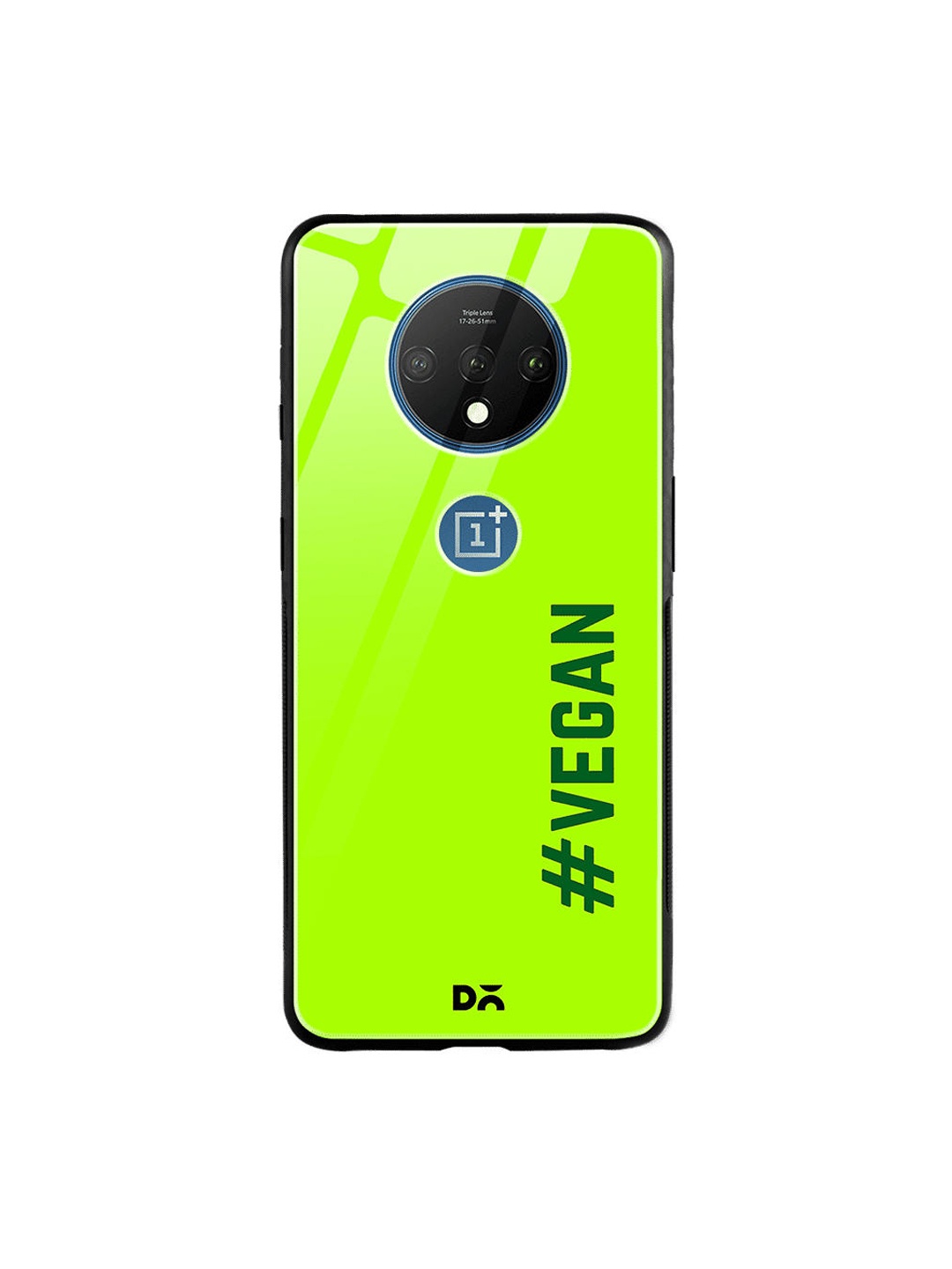 

DailyObjects Fluroscent Green Vegan OnePlus 7T Glass Case, Fluorescent green