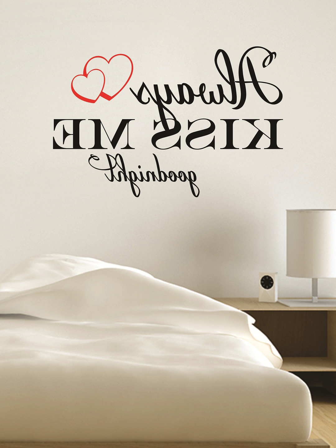 

WALLSTICK Black & Red Kiss Me Large Vinyl Wall Sticker