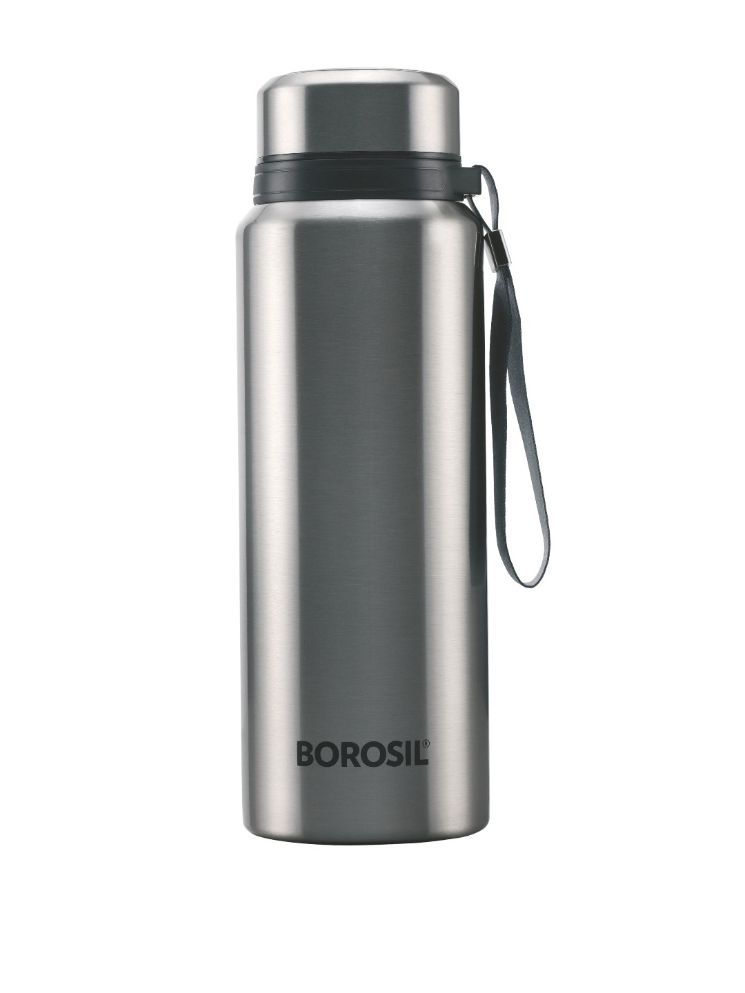 

BOROSIL Hydra Natural Solid Hydra Trek Stainless Steel Vacuum Insulated Flask Water Bottle, Silver