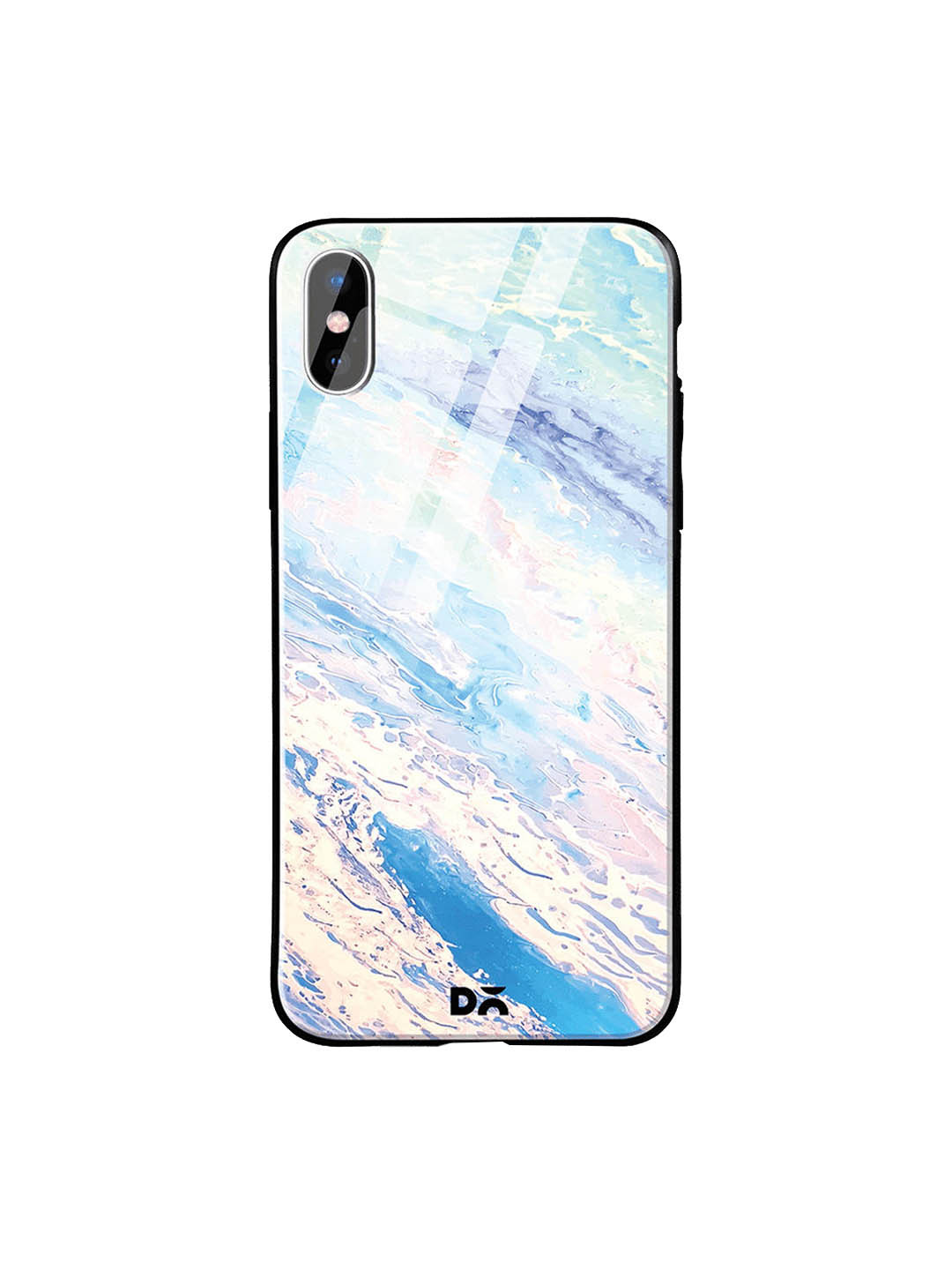

DailyObjects Blue & Pink Marble Sky iPhone X Glass Case