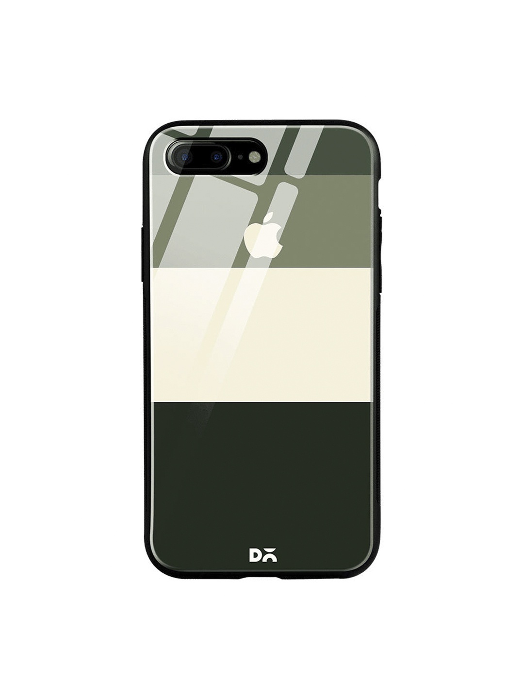

DailyObjects Green & Beige Quad iPhone 7 Plus Glass Case