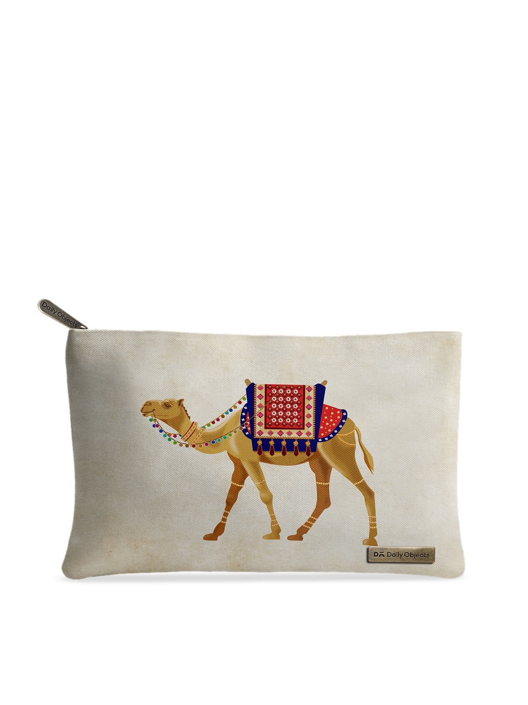 

DailyObjects Women Beige Printed Pouch, Multi